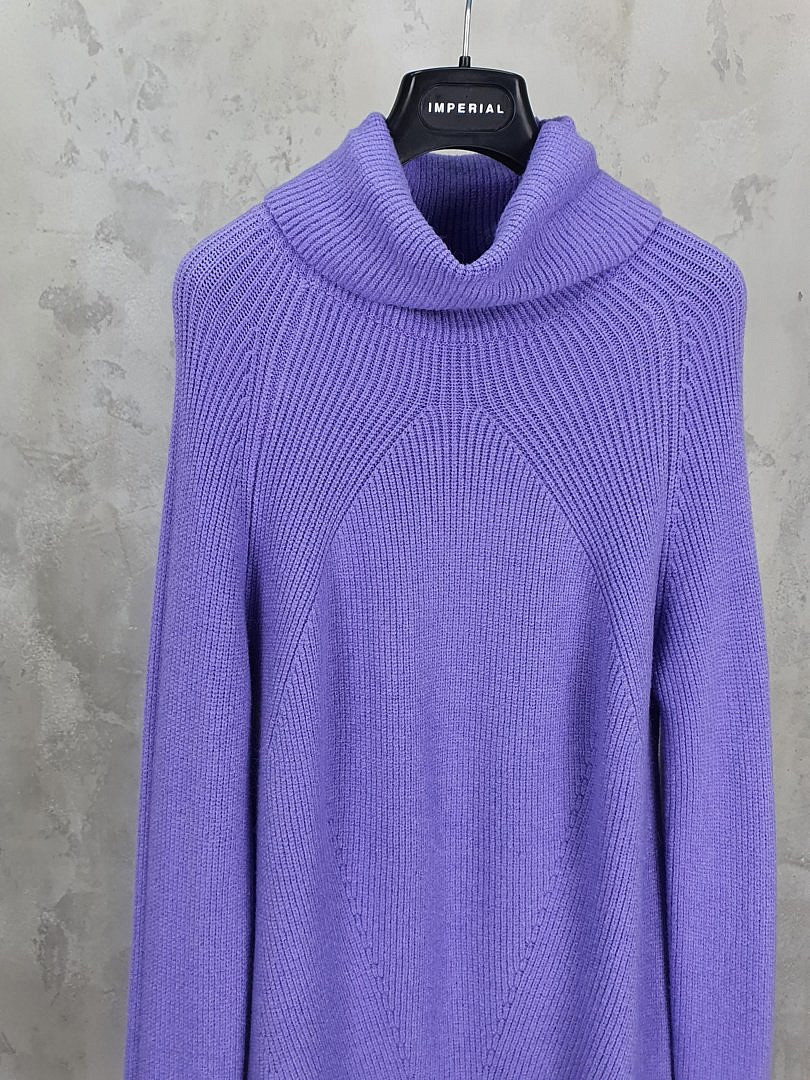 Платье-водолазка J-Clair вязаное лавандовое, фотография №6