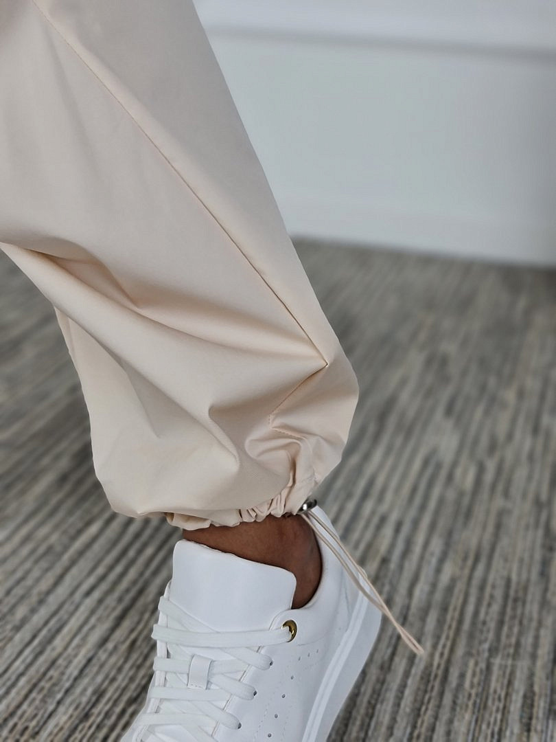 Костюм Imperial из комбинированной ткани свитшот и брюки кремовый, фотография №6