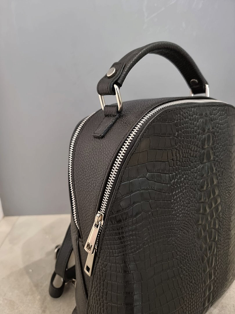 Рюкзак My Little Italy "рептилия" чёрный , фотография №2