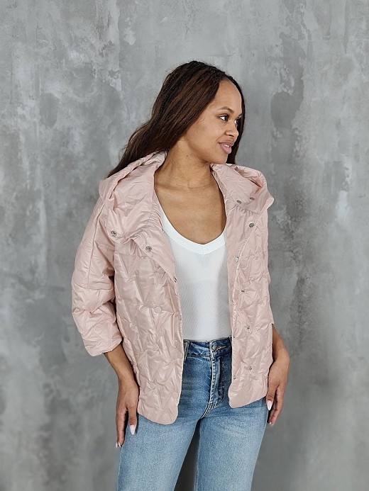 Куртка Monte Cervino рукав 3/4 на кнопках пудра