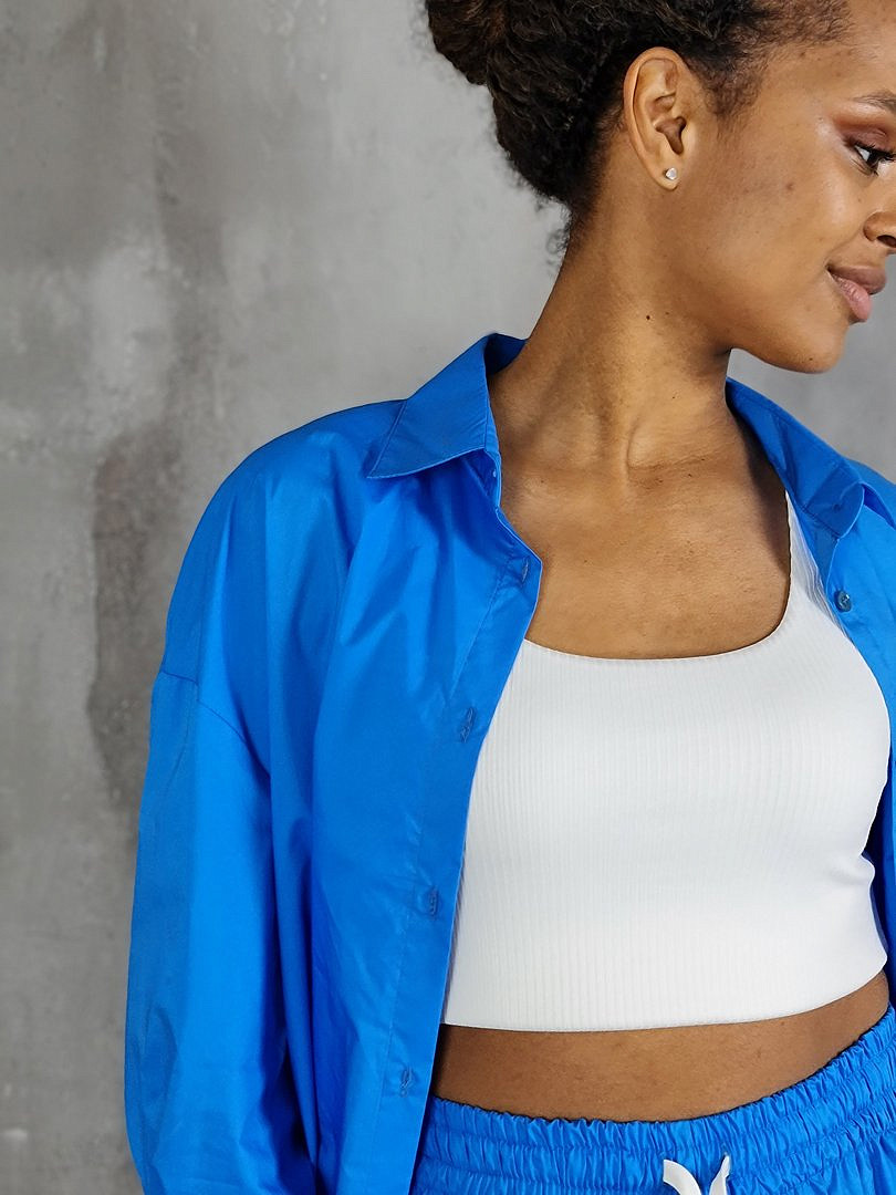 Костюм Vicolo рубашка и шорты голубой, фотография №3