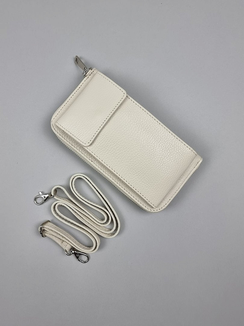 Сумка-клатч My Little Italy на ремешке бежевая, фотография №1