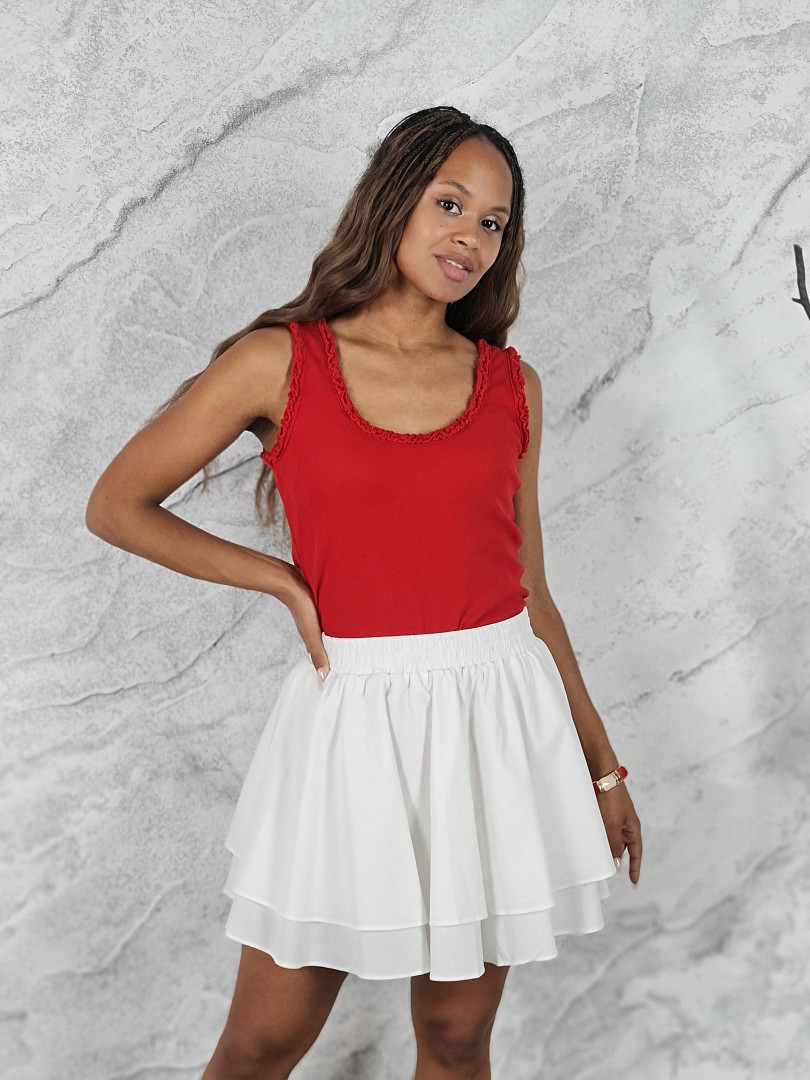 Юбка Lara с шортами молочная, фотография №1