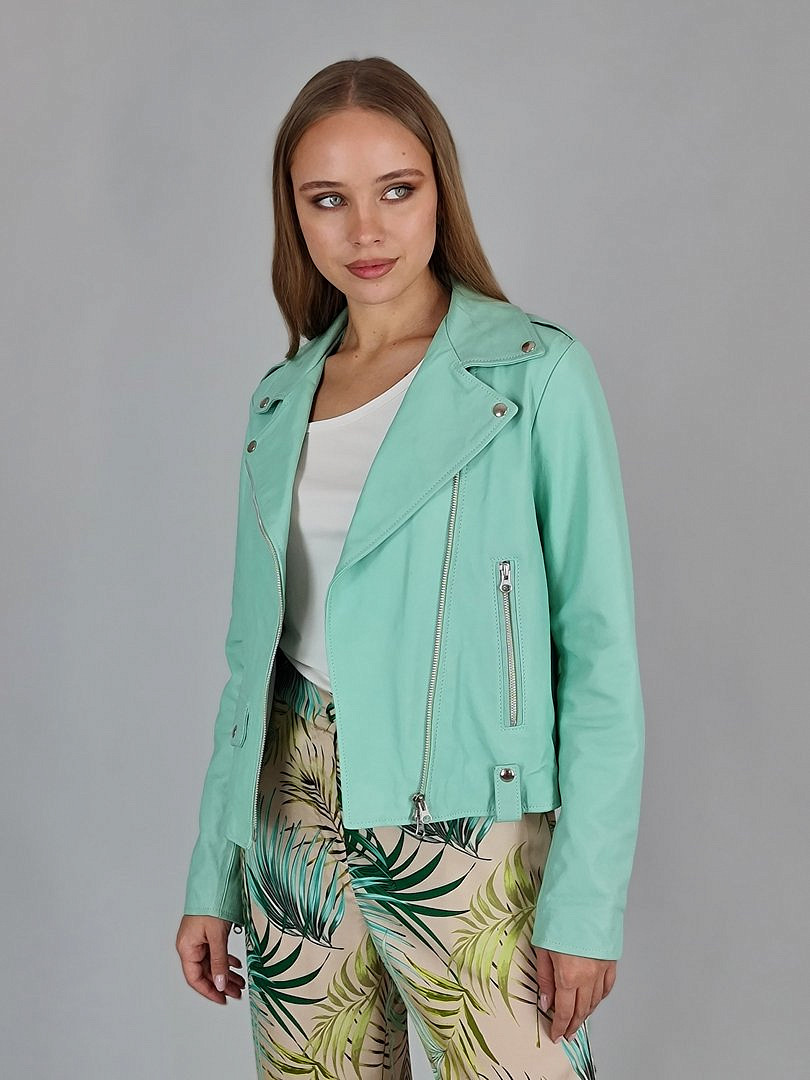 Косуха Via Degli Orefici с карманами салатовая, фотография №3