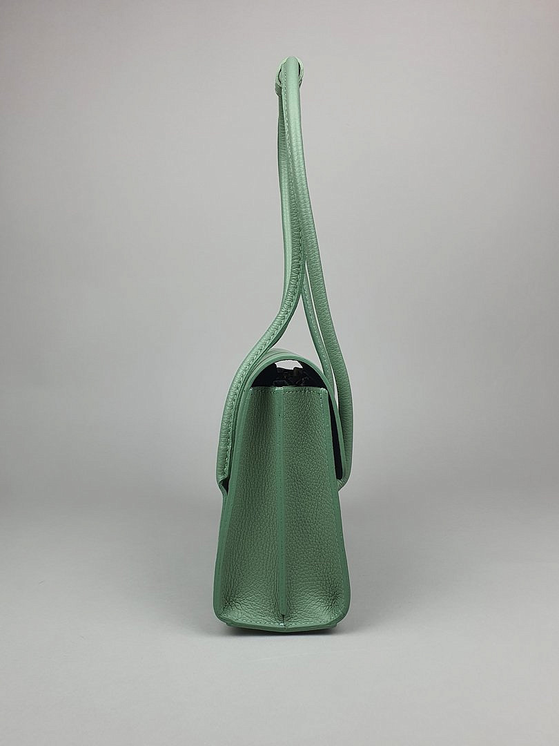 Сумка My Little Italy с длинными ручками зелёная, фотография №3