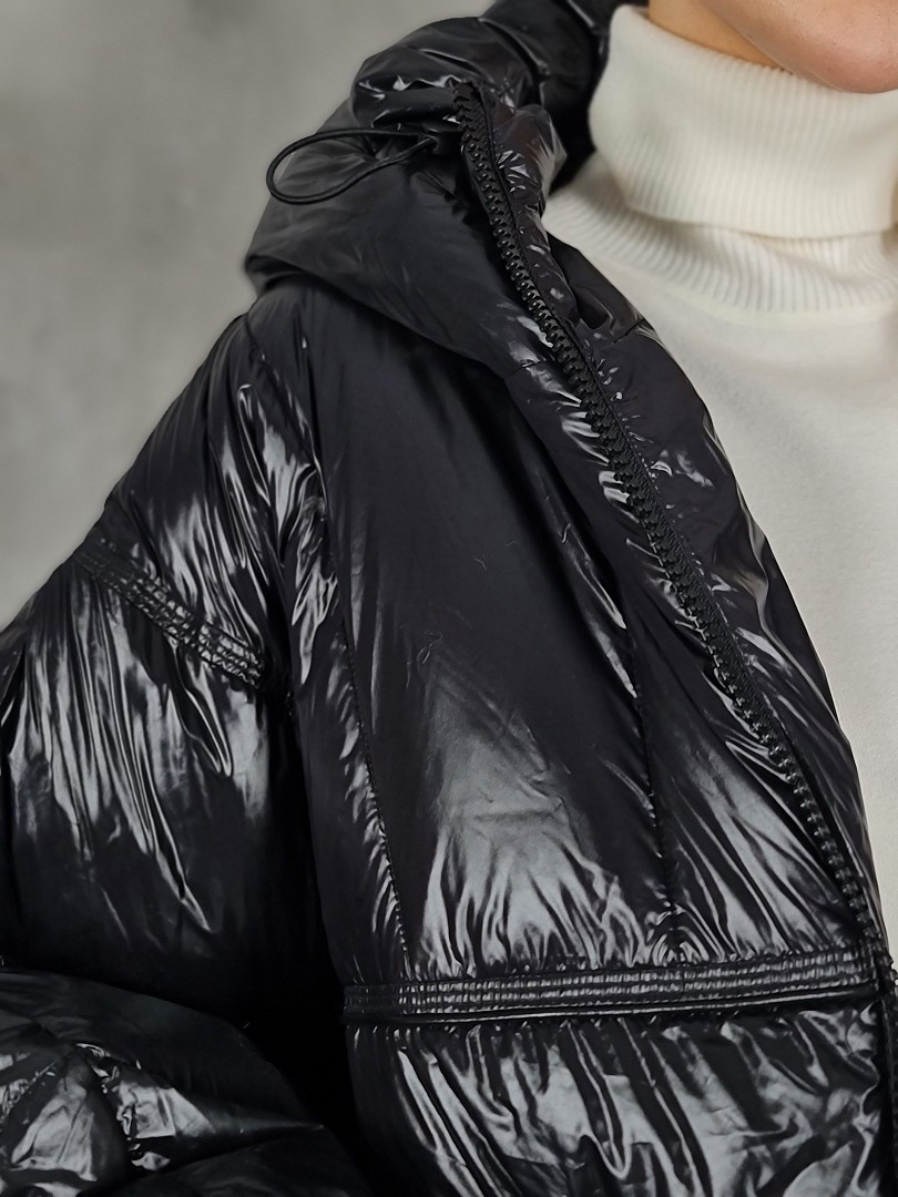 Куртка Vicolo с капюшоном черная, фотография №5