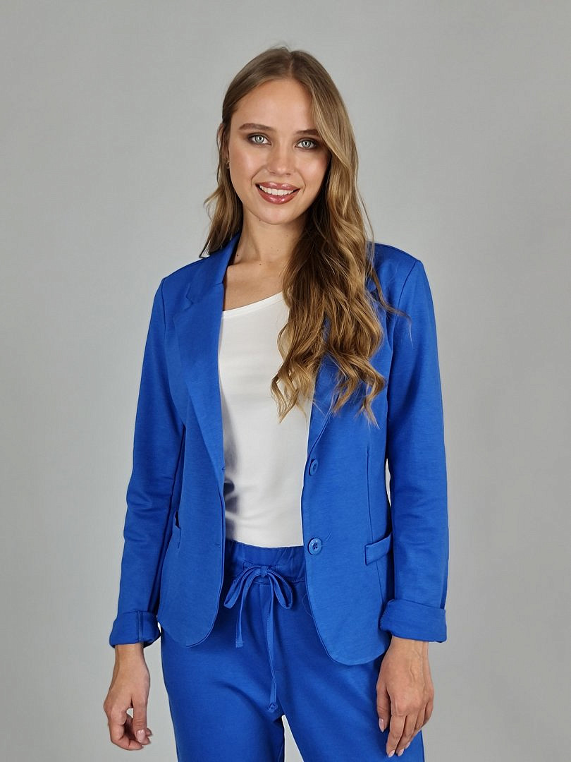 Костюм Naiif пиджак и брюки электрик, фотография №2