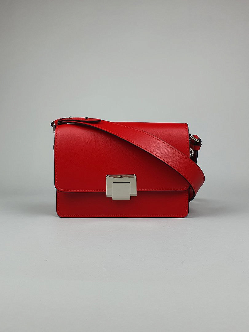 Сумка My Little Italy прямоугольная на широком ремне красная, фотография №1