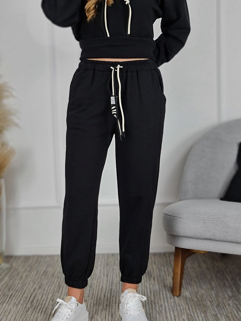 Костюм Joleen худи, брюки и сумка чёрный, фотография №5