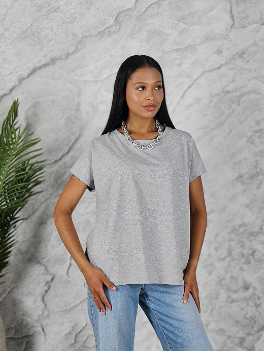 Футболка Mitica&Co. oversize серая