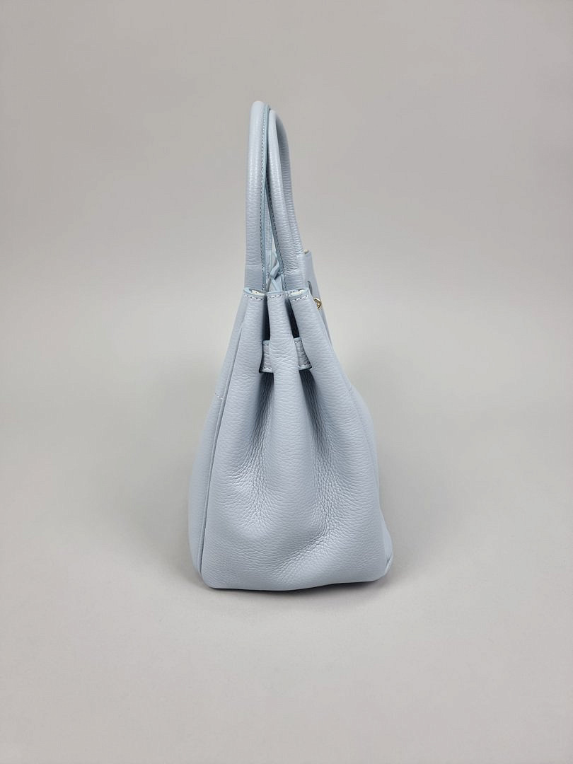 Сумка My Little Italy с золотым замочком голубая , фотография №6