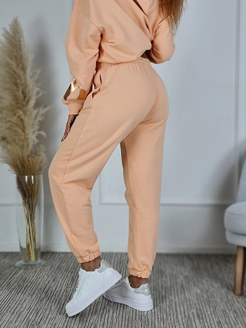 Костюм Imperial спортивный худи и брюки персиковый, фотография №7