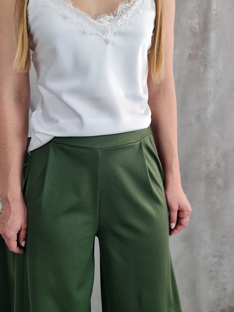 Брюки Vicolo на резинке хаки, фотография №4