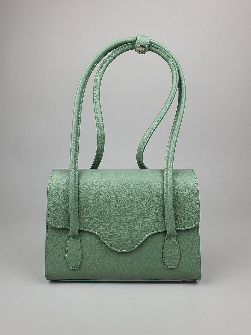 Сумка My Little Italy с длинными ручками зелёная, фотография №1