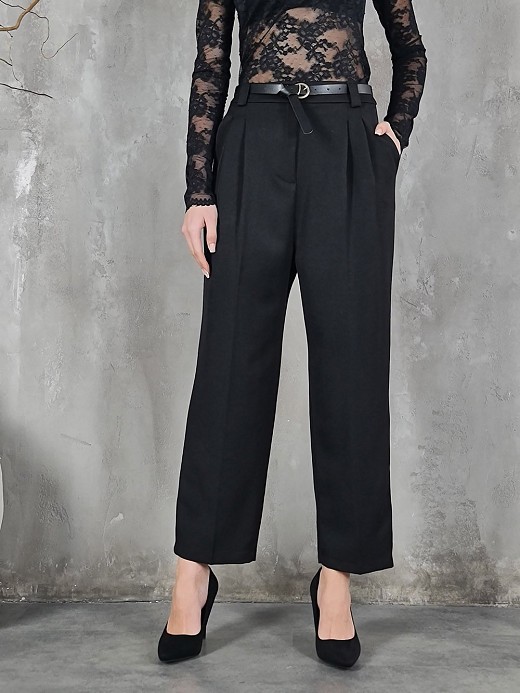 Брюки LUMA с ремнем черные