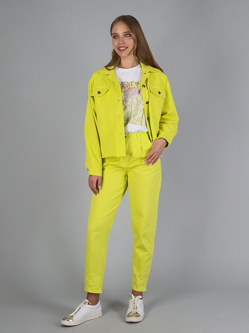 Брюки Nest джинсовые ярко-зелёные, фотография №2