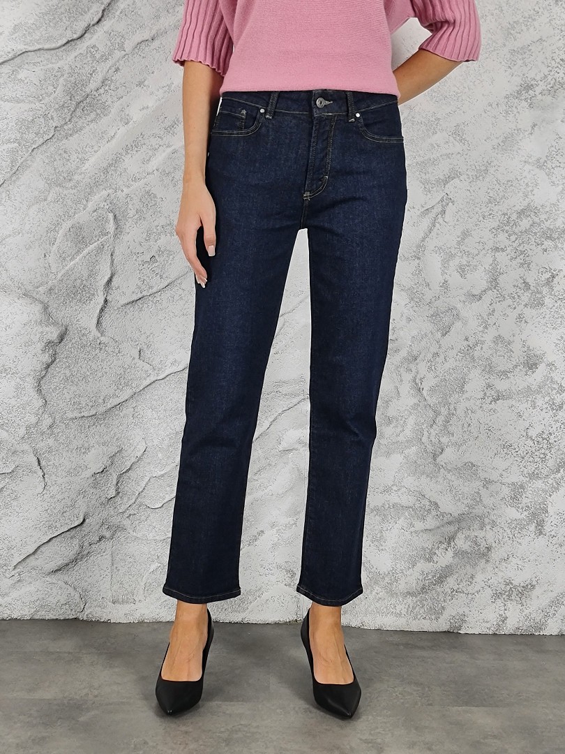 Джинсы Maryley прямые темно-синие, фотография №1