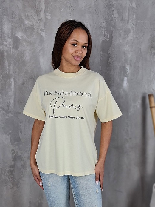 Футболка Vicolo желтая 