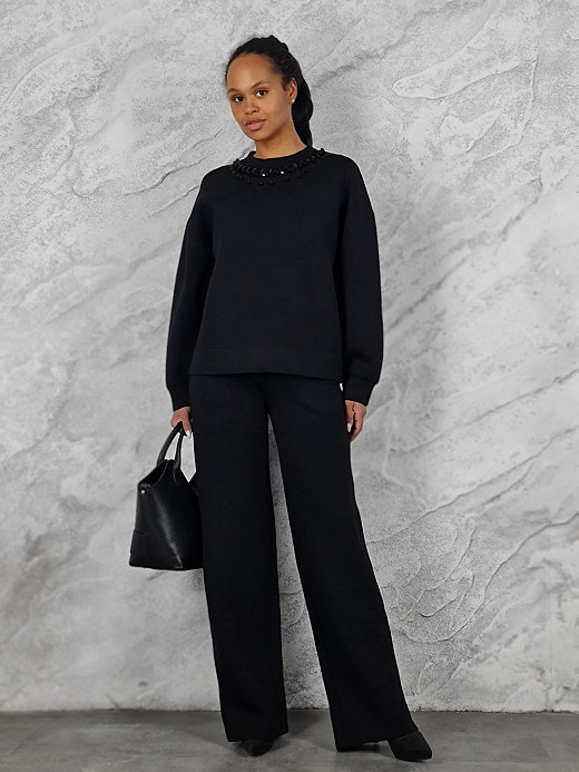 Костюм Rosa Shock с декором на вороте черный