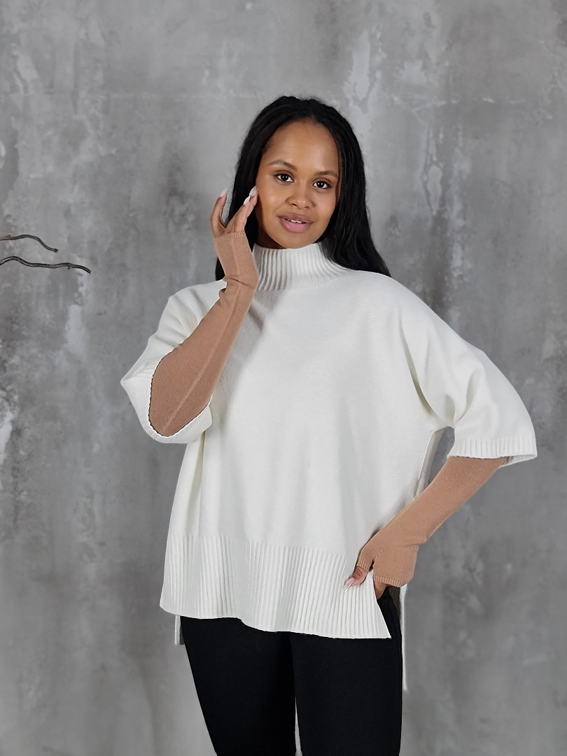 Митенки Kontatto песочные, фотография №1