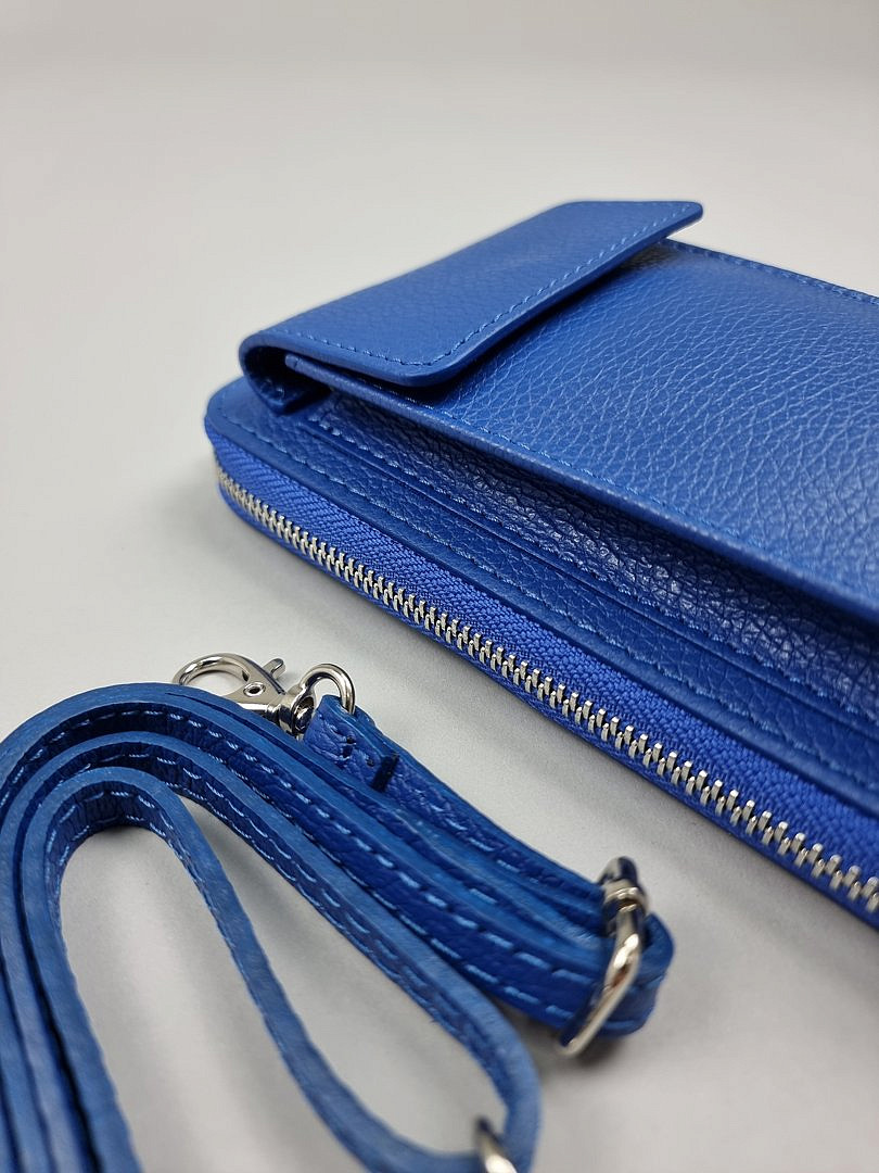 Сумка-клатч My Little Italy на ремешке синяя, фотография №5