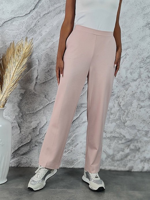 Брюки Imperial легкие на резинке пудра