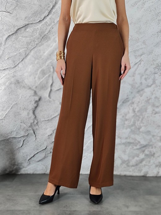 Брюки imperial резинка сзади карамель