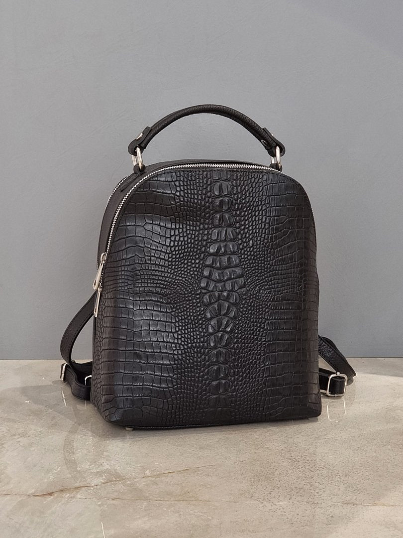 Рюкзак My Little Italy "рептилия" чёрный , фотография №1