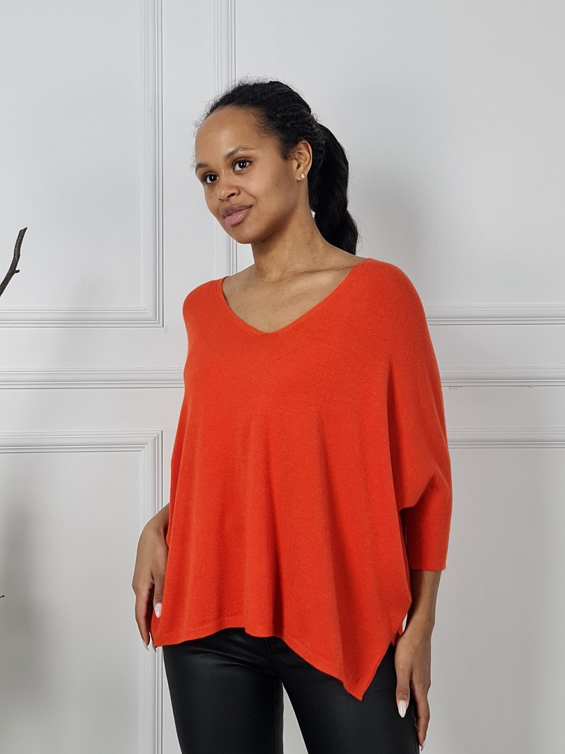 Джемпер Imperial v-вырез оранжевый, фотография №1