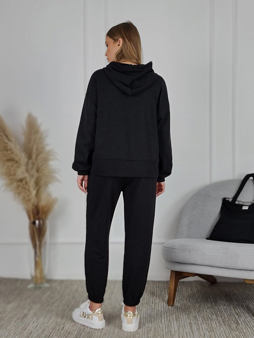 Костюм Joleen худи, брюки и сумка чёрный, фотография №6