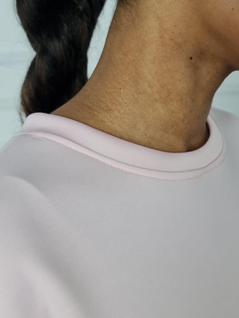 Туника BluRoyal с атласной вставкой пудра, фотография №4