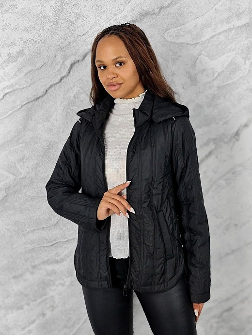 Куртка Monte Cervino с капюшоном черная